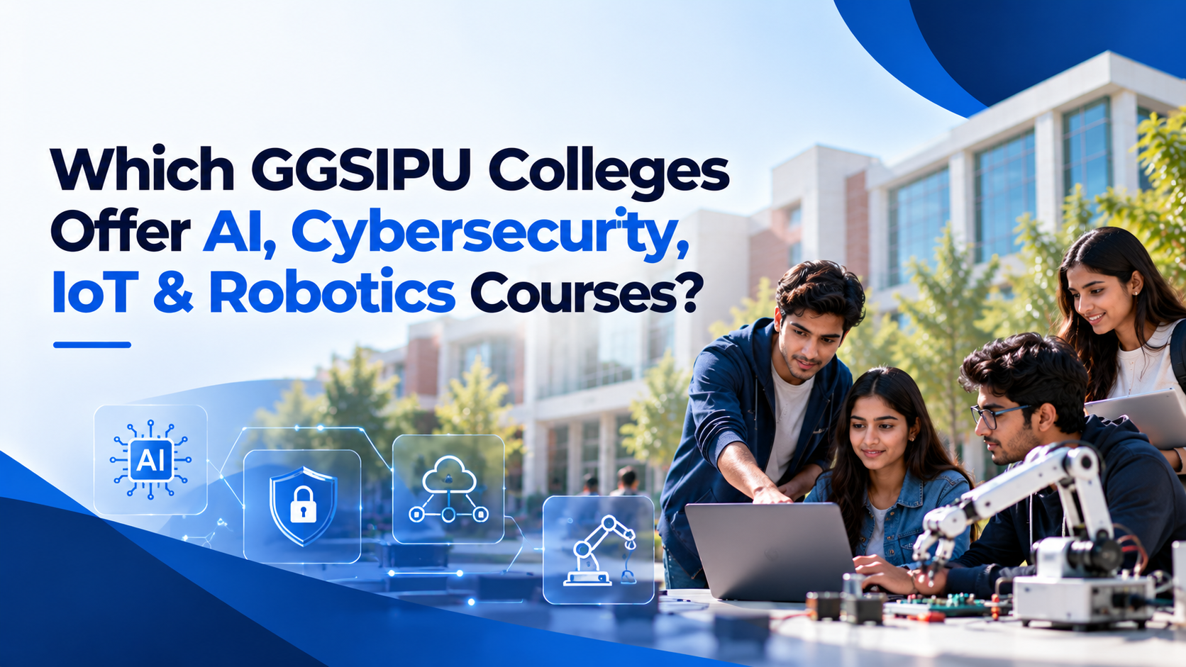 Which GGSIPU Colleges Offer AI, Cybersecurity, IoT & Robotics Courses?